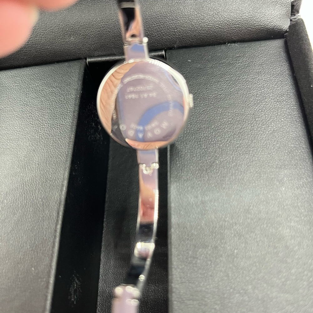 Movado Ela Bangle Watch, Blue Mother Of Pearl Dial - Picture 3 of 9